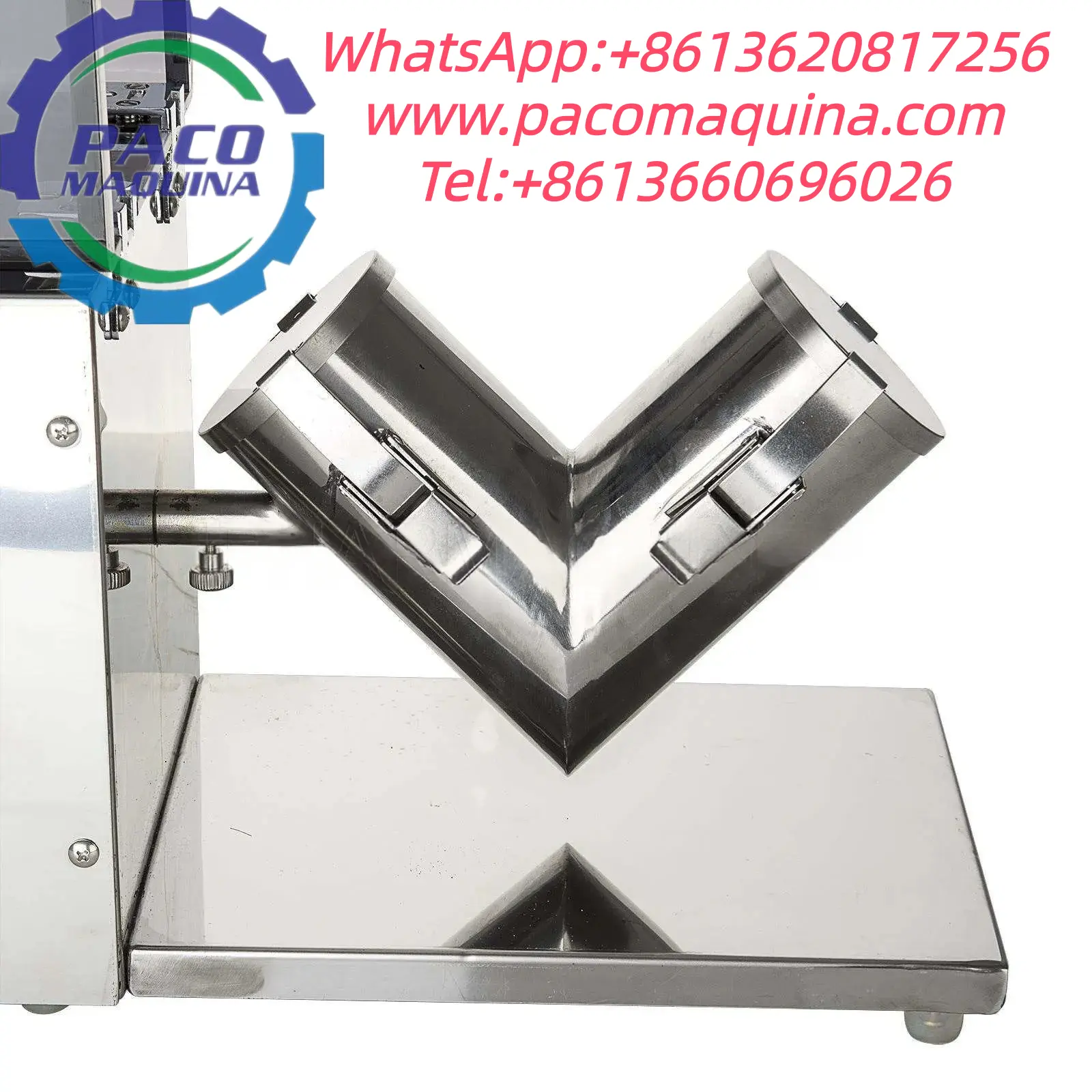 Polvos y Granulados Mezcladoras Mini V Type Powder Mixer Machine V-1 - 图片 3